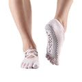 Pink - Front - Toesox Womens-Ladies Elle Toe Socks