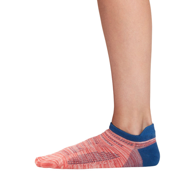 Toesox Womens/Ladies Bellarina Organic Cotton Gripped Half Toe Socks