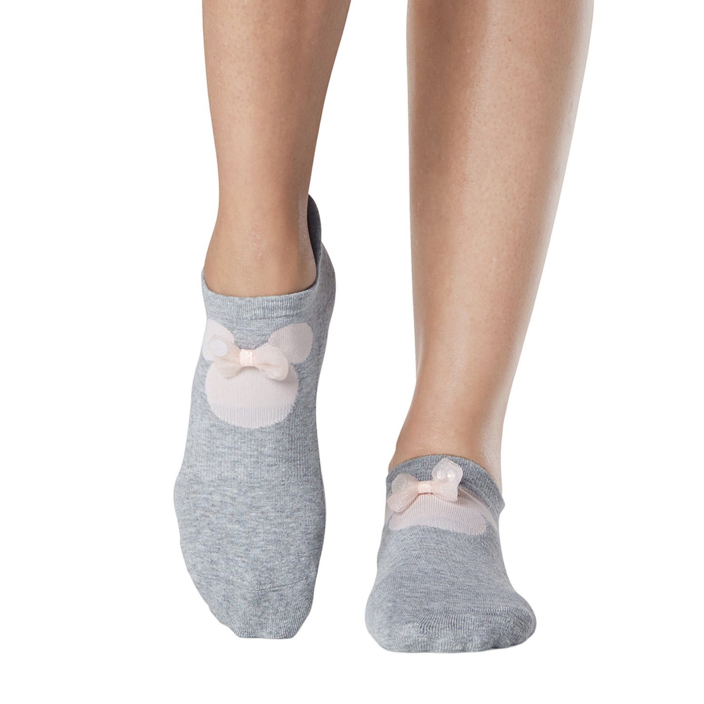 Grey - Front - Tavi Noir Womens-Ladies Savvy Minnie Mouse Disney Gripped Socks