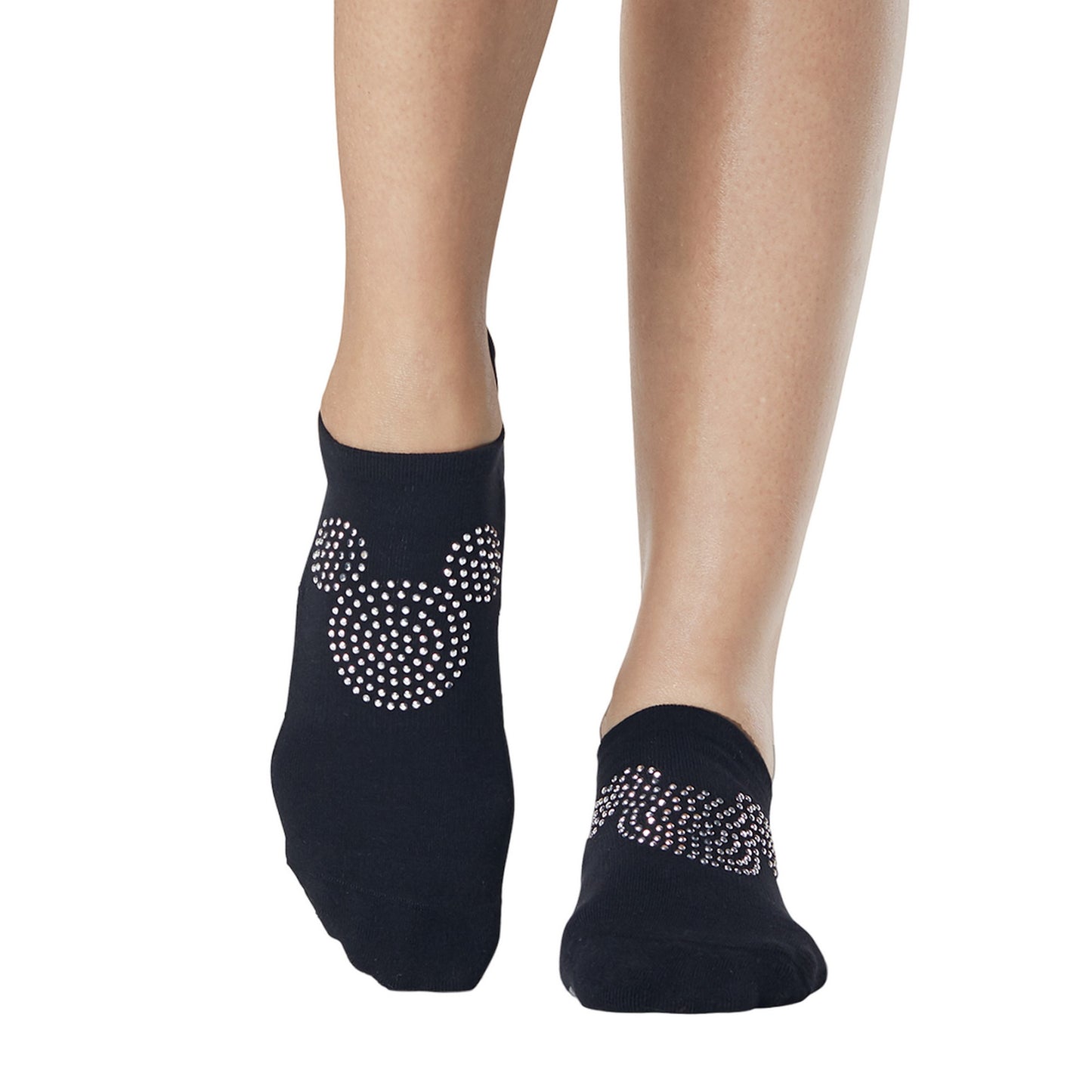 Black - Front - Tavi Noir Womens-Ladies Savvy Disco Mickey Mouse Disney Socks