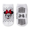 White-Grey - Lifestyle - Tavi Noir Childrens-Kids Tiny Soles Minnie Mouse Disney Ankle Socks (Pack of 2)