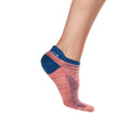 Coral-Blue - Back - Tavi Noir Womens-Ladies Two Tone Sports Socks