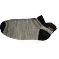 Grey-Black - Side - Tavi Noir Womens-Ladies Two Tone Sports Socks