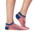 Coral-Blue - Front - Tavi Noir Womens-Ladies Two Tone Sports Socks