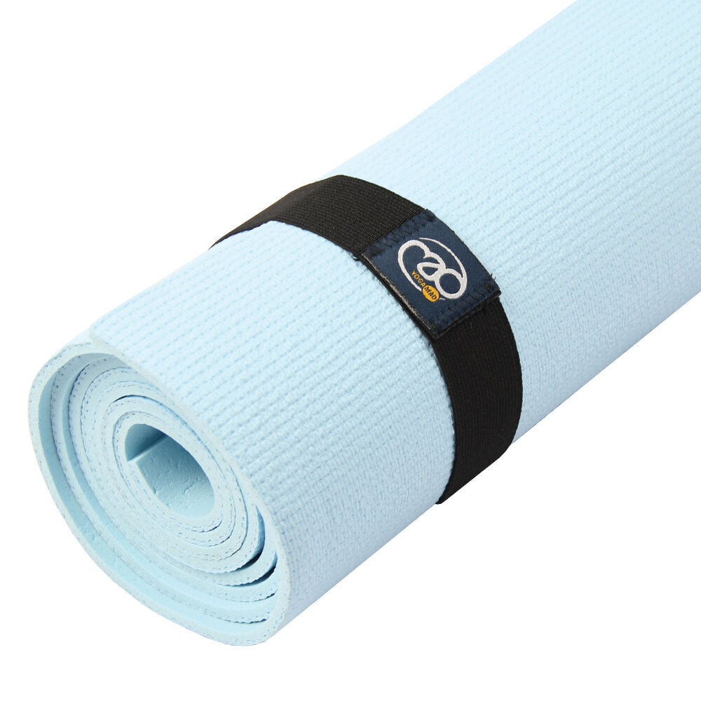 Black - Back - Yoga-Mad Yoga Mat Carry Strap (Pack of 2)