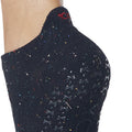 Black-Grey-Red - Side - Toesox Womens-Ladies Minnie Mouse Confetti Half Toe Socks
