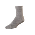 Grey - Front - Base 33 Mens Gripped Crew Socks