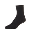 Black - Front - Base 33 Mens Gripped Crew Socks
