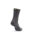 Slate - Back - Base 33 Mens Honeycomb Gripped Crew Socks