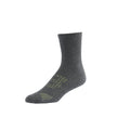 Slate - Front - Base 33 Mens Honeycomb Gripped Crew Socks