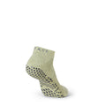 Kelp Green - Back - Base 33 Mens Gripped Ankle Socks