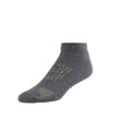 Slate - Front - Base 33 Mens Organic Cotton Gripped Ankle Socks