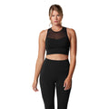 Black - Front - Tavi Noir Womens-Ladies Strappy Sports Bra