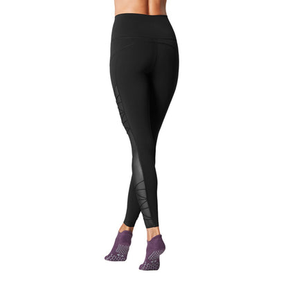 Black - Back - Tavi Noir Womens-Ladies Pintuck Leggings