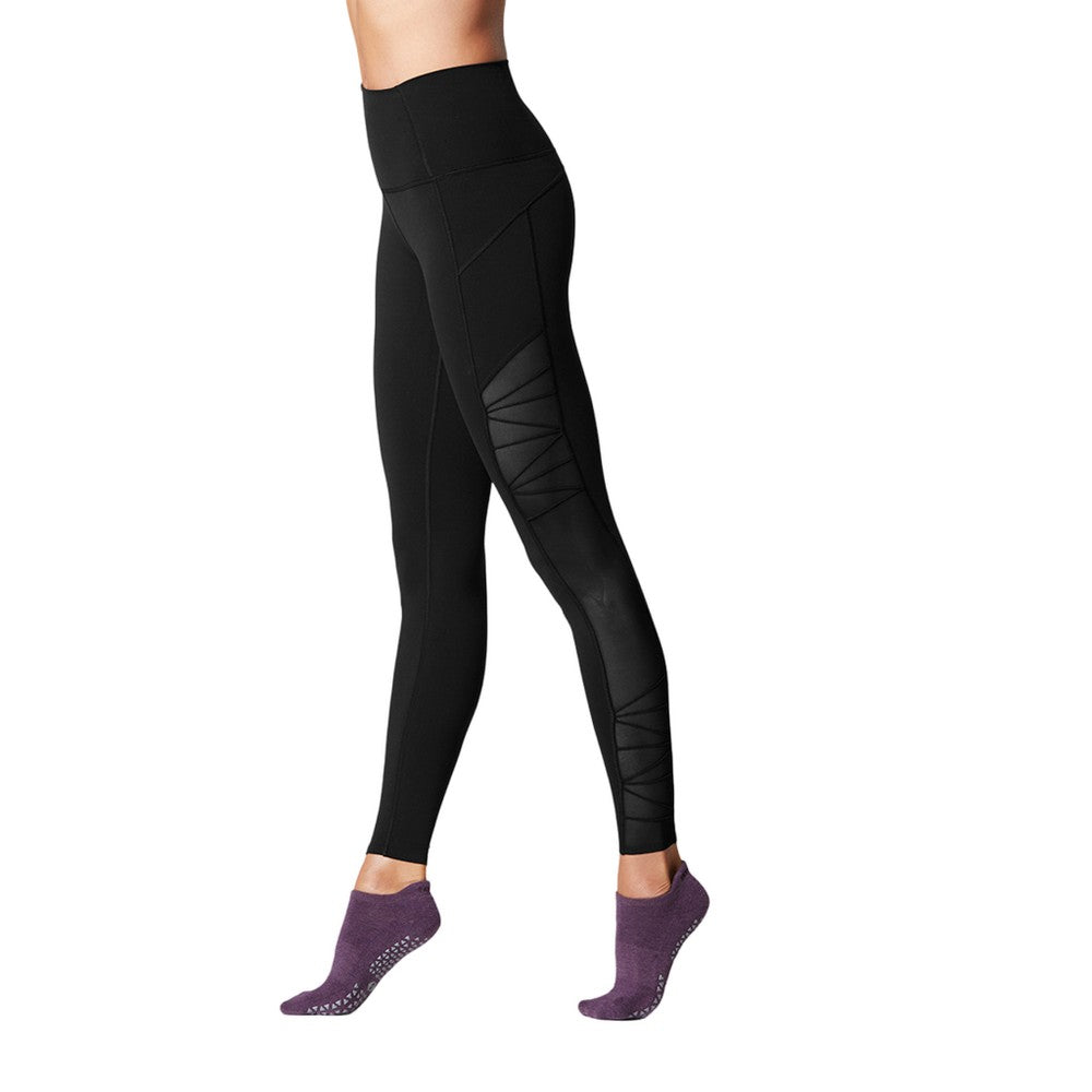 Black - Side - Tavi Noir Womens-Ladies Pintuck Leggings