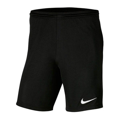 Black - Front - Nike Childrens-Kids Park III Knitted Shorts