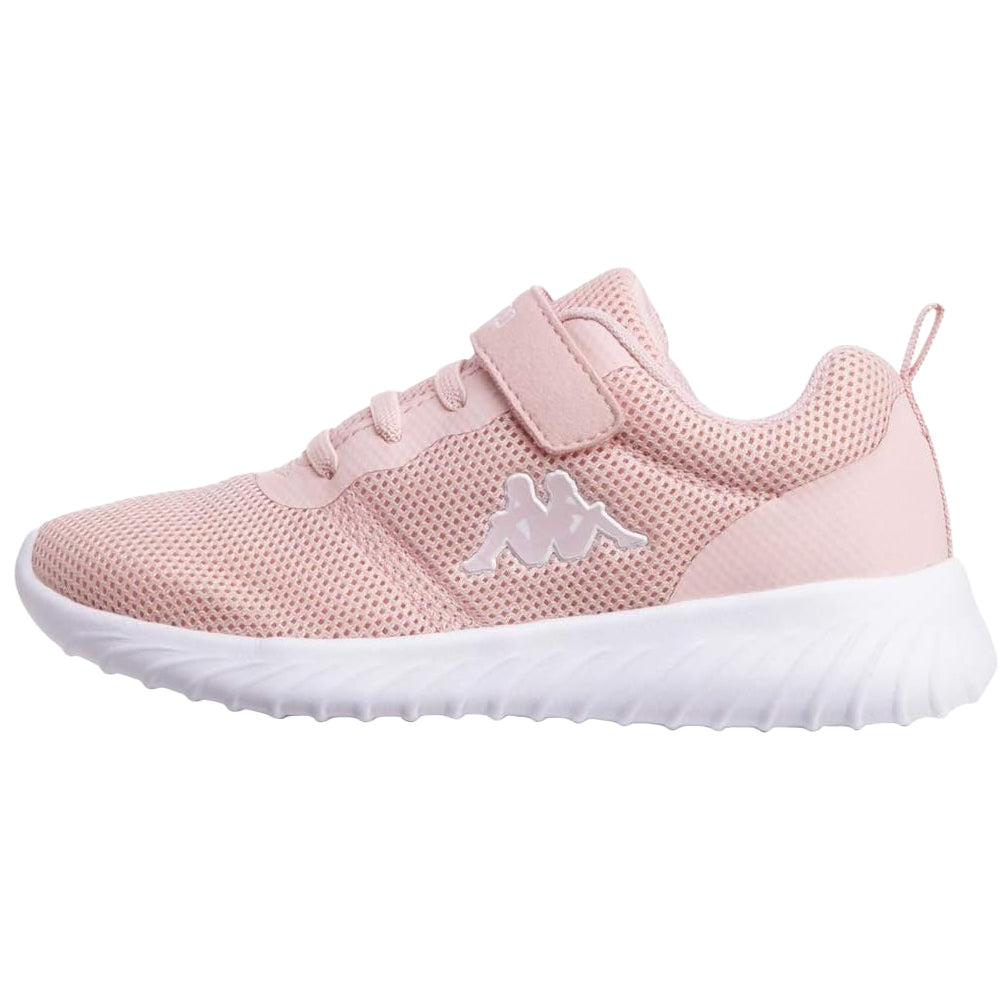 Pink - Back - Kappa Childrens-Kids Ces Logo Trainers
