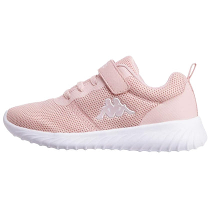 Pink - Back - Kappa Childrens-Kids Ces Logo Trainers