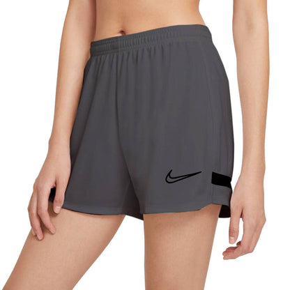 Dark Grey - Front - Nike Womens-Ladies Dri FIT Academy Shorts