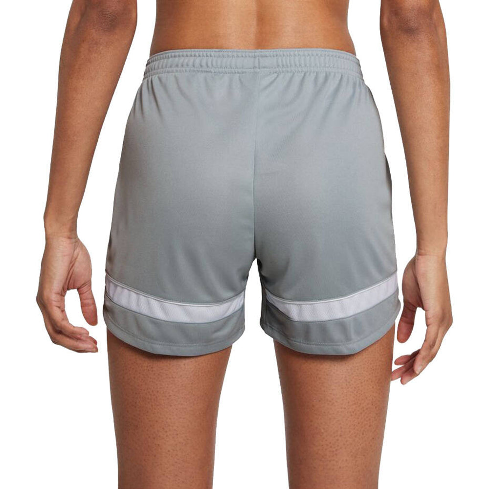 Grey-Silver - Back - Nike Womens-Ladies Dri FIT Academy Shorts