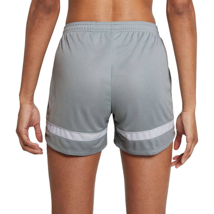 Grey-Silver - Back - Nike Womens-Ladies Dri FIT Academy Shorts