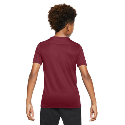 Midnight Navy - Back - Nike Childrens-Kids Park VII Dri-FIT T-Shirt