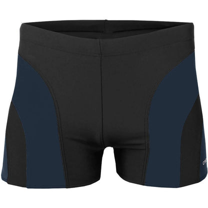 Black - Front - Crowell Mens Sykes Swimming Trunks