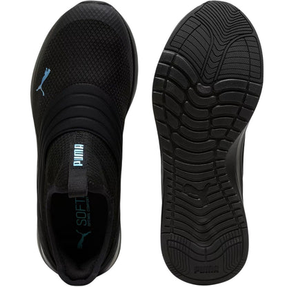 Black - Pack Shot - Puma Womens-Ladies Softride Sophia 2 Slip-on Trainers