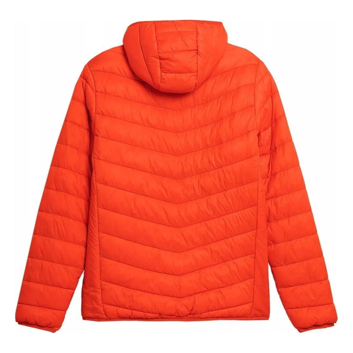 Orange - Back - 4F Mens 4FSS23TDJAM085 Padded Jacket