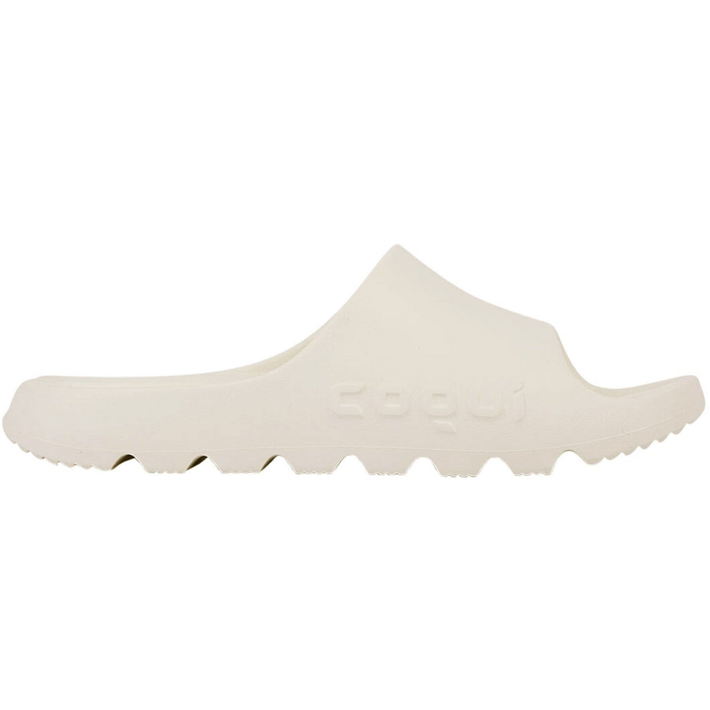 Beige-Cream - Side - Coqui Womens-Ladies Lou Sliders