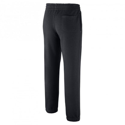 Black - Back - Nike Childrens-Kids Sportswear N45 Brushed Fleece Jogging Bottoms