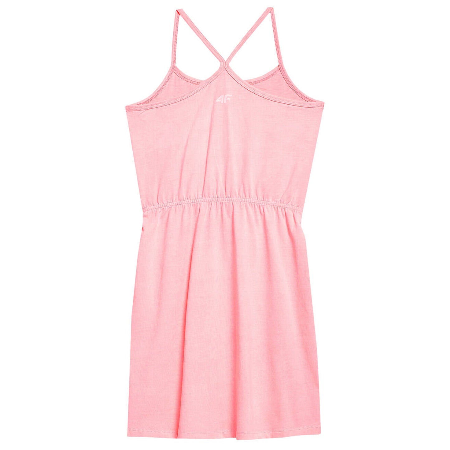 Pink - Back - 4F Girls 4FJSS23TDREF026 Dress