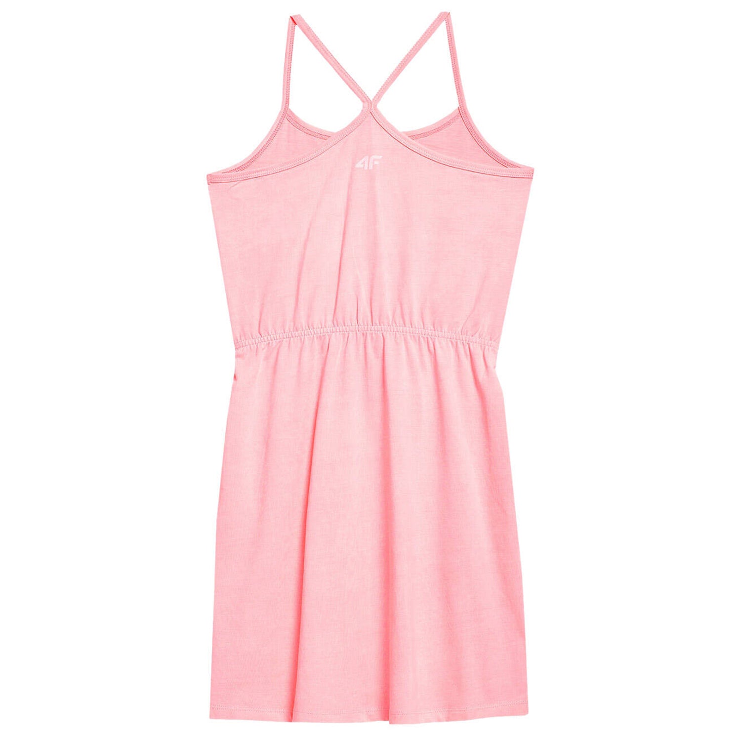 Pink - Back - 4F Girls 4FJSS23TDREF026 Dress