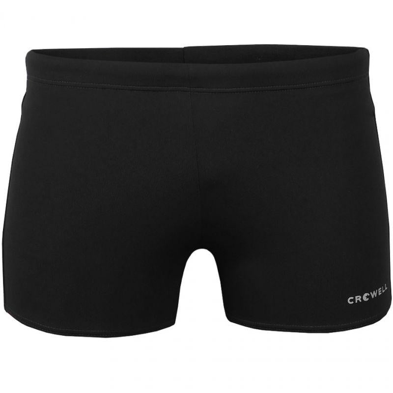 Black - Front - Crowell Mens Luca Swim Shorts