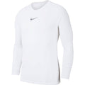 White - Front - Nike Unisex Adult Park Dri-FIT Base Layer Top