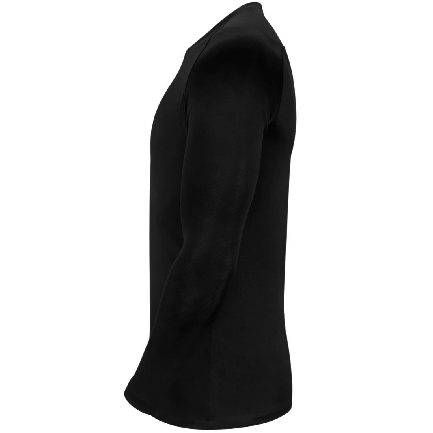 Black - Side - Nike Unisex Adult Park Dri-FIT Base Layer Top