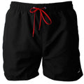 Black - Front - Crowell Mens Swim Shorts