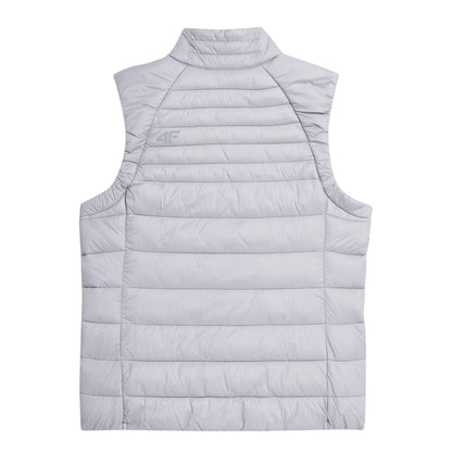 Grey - Back - 4F Womens-Ladies H4Z22 Quilted Gilet