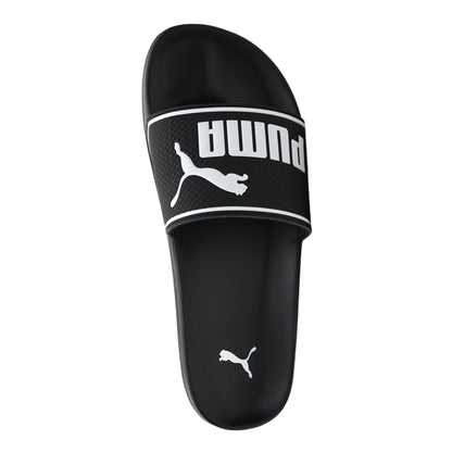 Black - Pack Shot - Puma Mens Leadcat 2.0 Sliders