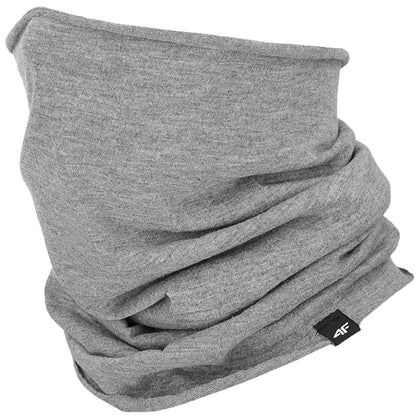 Grey Melange - Front - 4F Unisex Adult Chimney Snood