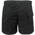 Grey - Back - Crowell Mens Diver Swim Shorts