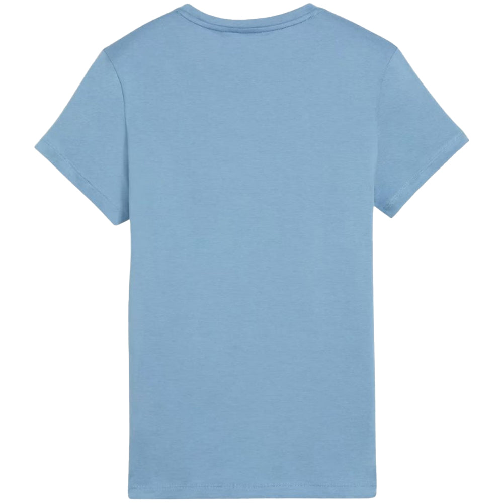 Blue - Back - Puma Womens-Ladies ESS Logo T-Shirt