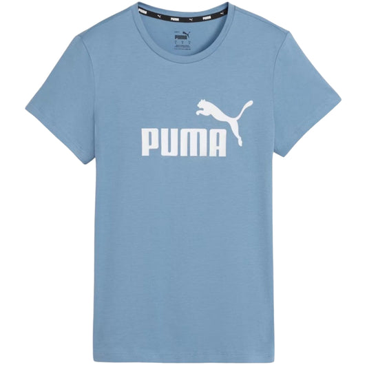 Blue - Front - Puma Womens-Ladies ESS Logo T-Shirt