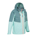 Teal - Lifestyle - Mountain Warehouse Childrens-Kids Ravine 3 in 1 Waterproof Jacket