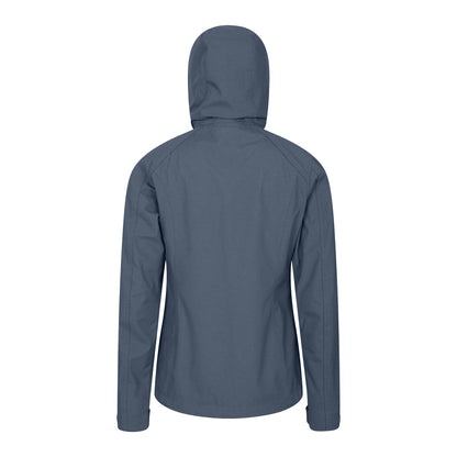 Charcoal - Back - Mountain Warehouse Womens-Ladies Iona Soft Shell Jacket
