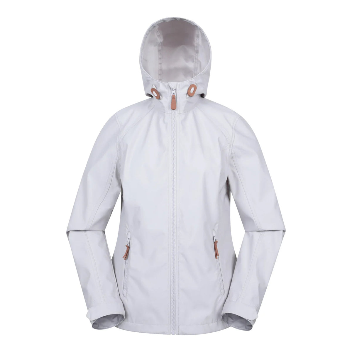 Beige - Front - Mountain Warehouse Womens-Ladies Iona Soft Shell Jacket