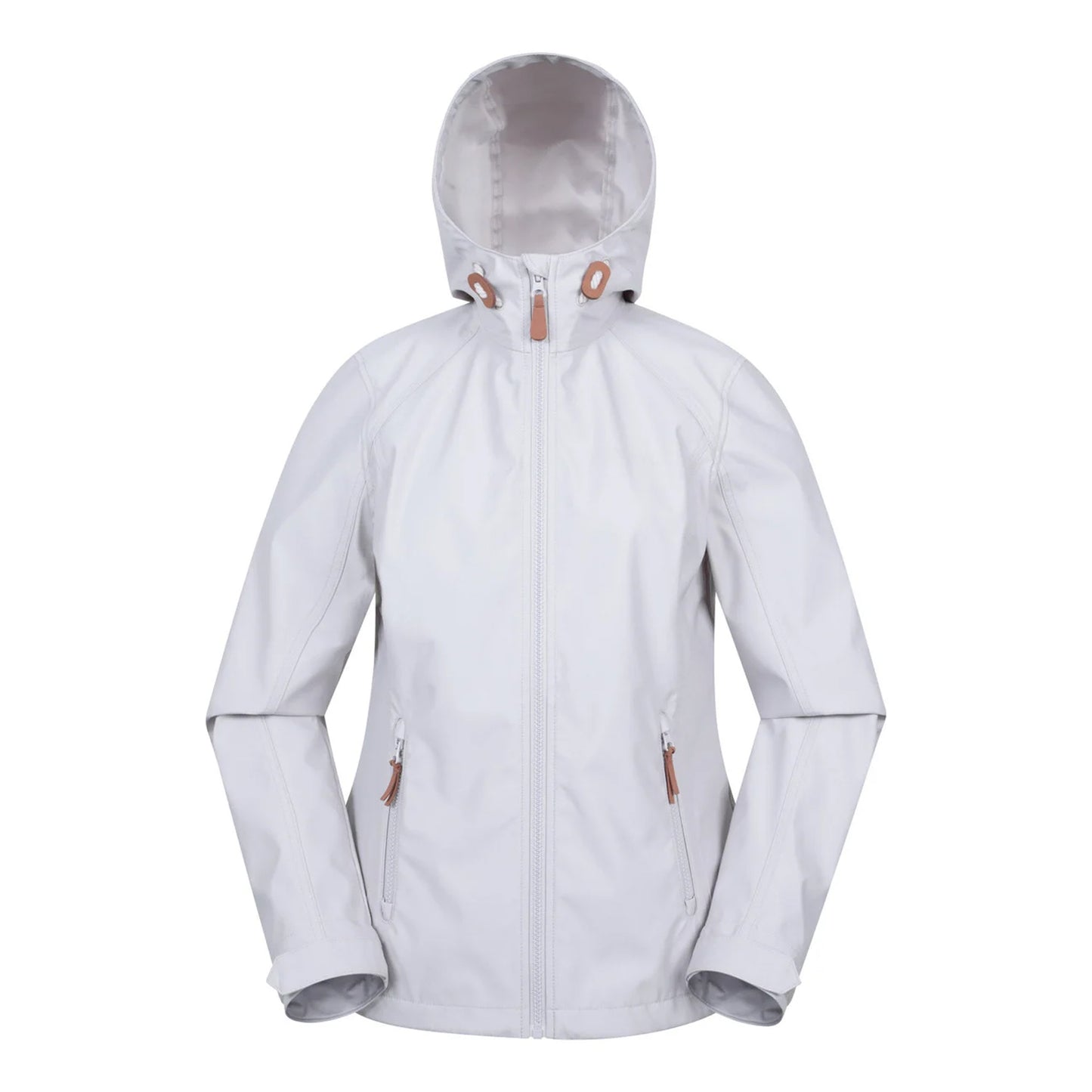 Beige - Front - Mountain Warehouse Womens-Ladies Iona Soft Shell Jacket