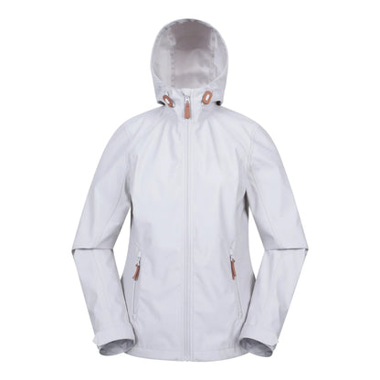 Beige - Front - Mountain Warehouse Womens-Ladies Iona Soft Shell Jacket