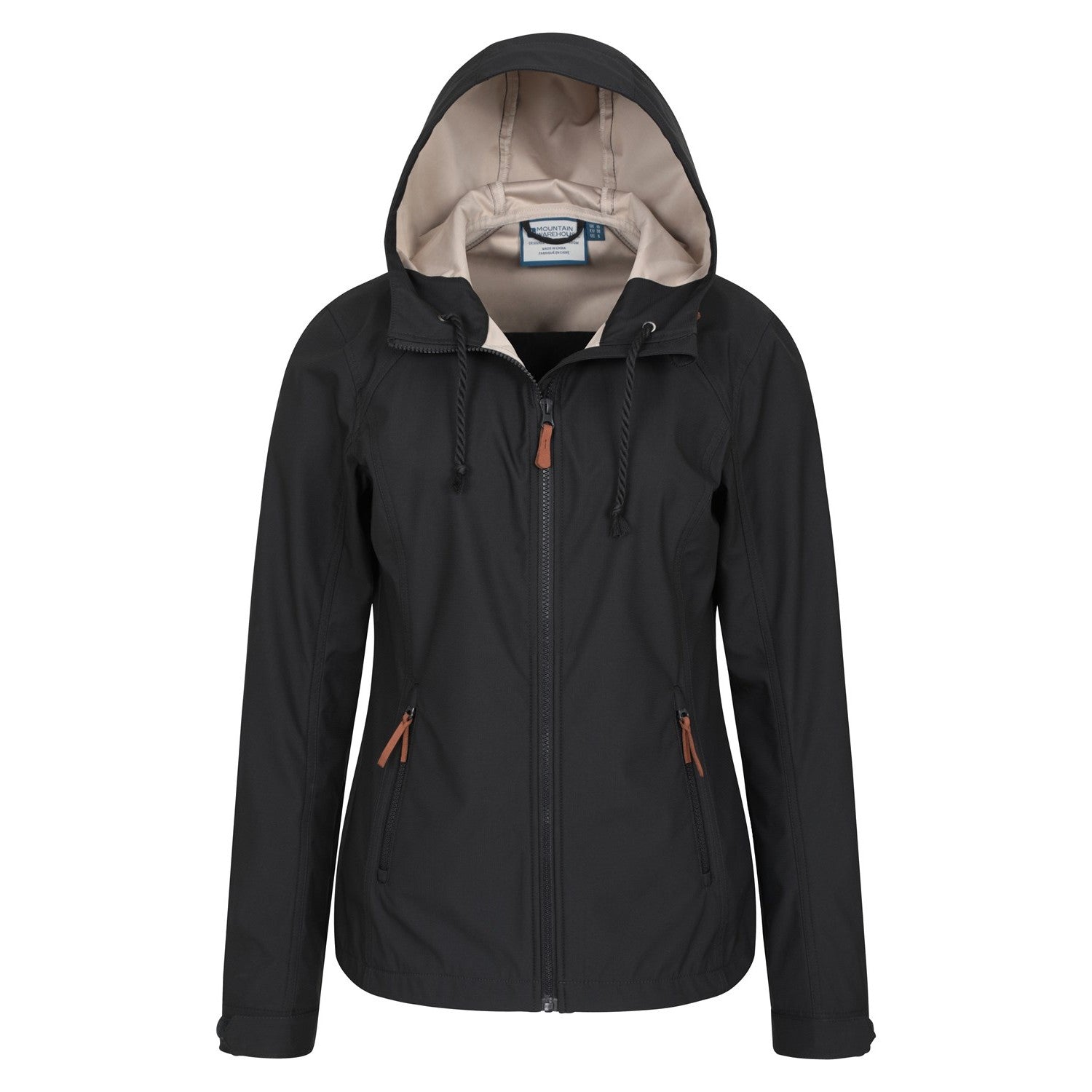 Black - Pack Shot - Mountain Warehouse Womens-Ladies Iona Soft Shell Jacket