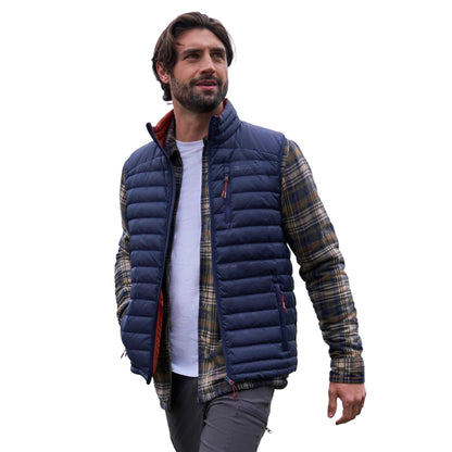 Navy - Lifestyle - Mountain Warehouse Mens Henry II Extreme Padded Gilet